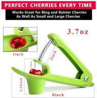 🍒 green cherry and olive pitter tool for efficient pit removal logo