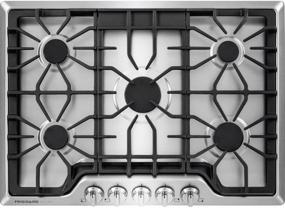 img 1 attached to 🔥 Frigidaire FGGC3047QS Stainless Steel Gas Cooktop, 5-Burner - Gallery Series 30-inch