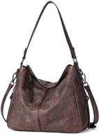 cluci women's leather crossbody handbags & wallets for hobo bags: style meets convenience logo