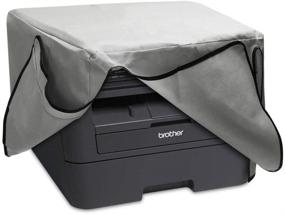 img 4 attached to kwmobile Dust Cover Printer Protector - Light Grey - Compatible with Brother DCP-L2530DW / L2550DN / MFC-L2710DN / L2750DW