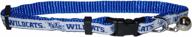 🐱 kentucky wildcats cat collar by pets first - collegiate pet accessories in one size логотип