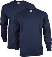 👕 gildan cotton sleeve t shirt 2 pack: top quality men's clothing and shirts at great value logo