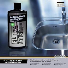 img 1 attached to 🔧 Flitz LQ 04587-3A-3PK Metal, Plastic and Fiberglass Liquid Polish, 7.6 oz. Bottle, 3-Pack - Ultimate Restoration and Polish for Metals, Plastics, and Fiberglass