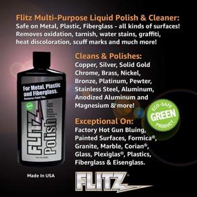 img 3 attached to 🔧 Flitz LQ 04587-3A-3PK Metal, Plastic and Fiberglass Liquid Polish, 7.6 oz. Bottle, 3-Pack - Ultimate Restoration and Polish for Metals, Plastics, and Fiberglass