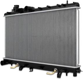 img 2 attached to Mishimoto R2464 Plastic End-Tank Radiator: A Perfect Fit for Subaru Impreza 2002-2007