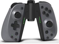 🎮 kinvoca c25 joypad for nintendo switch/lite - programmable macros, turbo, motion control & dual motors - wired/wireless switch controller (gray w/ grip) логотип