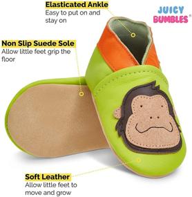 img 2 attached to 👟 Juicy Bumbles Airplane Toddler Shoes for Boys – Slipper Style