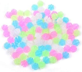 img 1 attached to 🚲 Luminous Plastic Beads for a Trendy Bicycle Wheel: Yun River Spoke Decorations