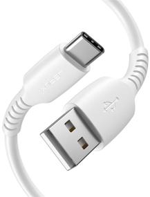 img 4 attached to 🔌 JSAUX USB Type C Cable 3A Fast Charging [2-Pack 6.6ft] - Compatible with Samsung Galaxy S10 S9 S8 S20 Plus A51 A11,Note 9 8, LG,V20/30, G6,PS5 Controller, USB C Charger-White