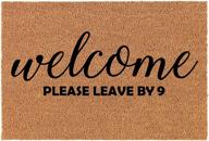 doormat closing housewarming welcome standard logo