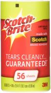 🧻 scotch-brite lint roller refill roll 56 ea (pack of 4): effortless lint removal for ultimate cleaning logo