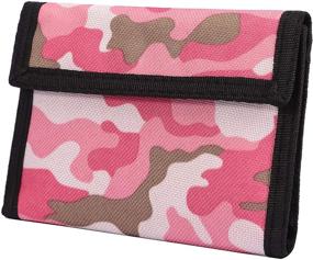 img 4 attached to Versatile Trifold Canvas Outdoor Sports Wallet for Boys' Essentials & Money Organization