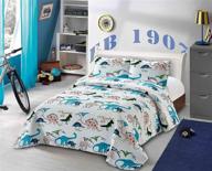 smart linen dinosaurs bedspread coverlet logo