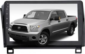 img 4 attached to 🚗 YULU Андроид 10 автомагнитола для Toyota Tundra 2007-2013 и Sequoia 2008-2018 - Навигационный мультимедийный плеер с Carplay/Bluetooth/HD обратной камерой.