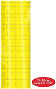 img 2 attached to 🌈 Beistle Yellow Brick Road Aisle Floor Runner - Princess Party Decorations and Supplies, 24" x 10