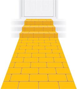 img 4 attached to 🌈 Beistle Yellow Brick Road Aisle Floor Runner - Princess Party Decorations and Supplies, 24" x 10