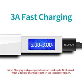 img 1 attached to ROMOSS 2 в 1 кабель для зарядки iPhone и Android с поддержкой USB C: совместим с iPhone 11, Samsung S20, iPad Pro и другими устройствами