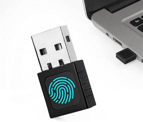 img 4 attached to JIAN BOLAND USB Fingerprint Reader - 360° Touch Speedy Matching Multi Biometric Windows Security Key for Windows 7, 8, 10, PC & Laptop with Windows Hello