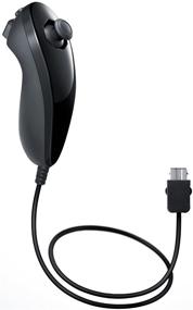 img 2 attached to 🎮 Black Wii Nunchuk Controller: Enhanced Gaming Experience