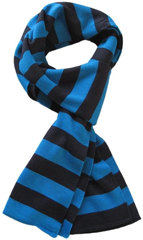 premium soft knit striped scarf 로고