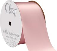 🎀 bulk length blush pink double face satin ribbon by berwick offray - 2.25 inches wide, 10 yards logo