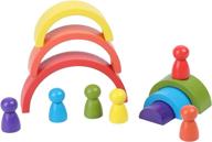 stacking toddlers montessori preschool educational logo