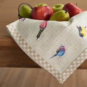 img 1 attached to Maison Hermine Birdies Cotton Napkins