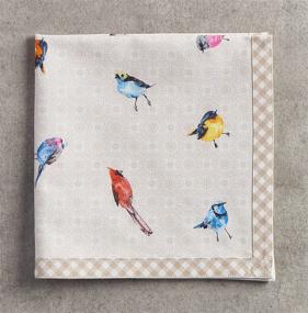 img 3 attached to Maison Hermine Birdies Cotton Napkins