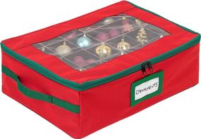 img 3 attached to 🎄 Securely Store and Protect Your Favorite Christmas Ornaments with our Premium Ornament Storage Container - Holds up to 48-3" Ornaments - Heavy-Duty 600D Durable Box with Removable Divider Trays