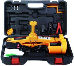 img 4 attached to 🚗 ROGTZ 3 Ton Electric Car Floor Jack: All-in-one Automatic 12V Scissor Lift Jack for Quick Tire Change and Replacement