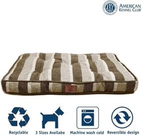 img 1 attached to 🐾 American Kennel Club Tufted Pet Crate Bed Mat: Machine Washable, Anti-Slip, Reversible - Perfect for Dogs & Cats