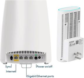 img 1 attached to Система беспроводного маршрутизатора Whole Home Mesh NETGEAR RBK30-100NAS Orbi - простая настройка, альтернатива беспроводному маршрутизатору, отсутствие "мертвых зон" Wi-Fi, совместима с.