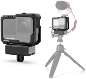 img 4 attached to 📷 Маленький каркас SmallRig HERO10 Black / каркас HERO9 с 2 холодными гнездами для микрофона и светодиодного видеосвета - GoPro HERO9 Black 3083