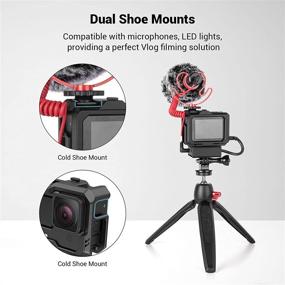 img 2 attached to 📷 Маленький каркас SmallRig HERO10 Black / каркас HERO9 с 2 холодными гнездами для микрофона и светодиодного видеосвета - GoPro HERO9 Black 3083