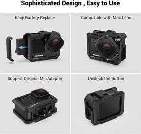 img 1 attached to 📷 Маленький каркас SmallRig HERO10 Black / каркас HERO9 с 2 холодными гнездами для микрофона и светодиодного видеосвета - GoPro HERO9 Black 3083