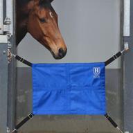 🐴 harrison howard horse stall guard: adjustable straps & sturdy spring hooks for secure aisle guarding логотип
