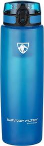 img 4 attached to 🚰 30oz BPA Free Water Bottle with Made in USA Filter