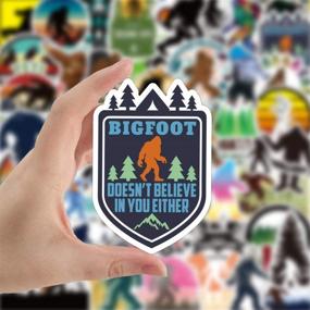 img 1 attached to Bigfoot Stickers: Waterproof Sasquatch Outdoor Stickers for Water Bottles, Laptop, Skateboard & Phone - 50PCS Vinyl Stickers for Teens, Girls, Kids & Adults