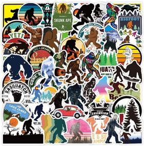 img 4 attached to Bigfoot Stickers: Waterproof Sasquatch Outdoor Stickers for Water Bottles, Laptop, Skateboard & Phone - 50PCS Vinyl Stickers for Teens, Girls, Kids & Adults