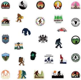 img 2 attached to Bigfoot Stickers: Waterproof Sasquatch Outdoor Stickers for Water Bottles, Laptop, Skateboard & Phone - 50PCS Vinyl Stickers for Teens, Girls, Kids & Adults