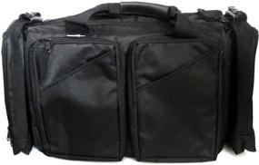 img 1 attached to Jeppesen JS621214 Black Captain Pilot Flight Bag for Optimal Organization and Convenience
