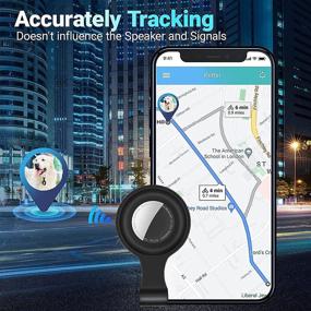 img 2 attached to 🔑 4 Пакета Силиконовых Защитных Чехлов с Брелоком для AirTag: Сохраните Ваши Airtags в Безопасности с Легким и Анти-Потеряным Дизайном