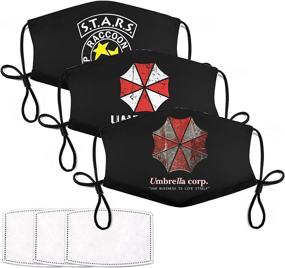 img 4 attached to Resident Evil Umbrella Corpo Ration Balaclavas Adjustable Windproof
