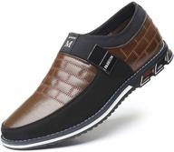 stylish and comfortable driving moccasin classic loafers for dapper business men logo