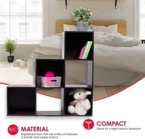 img 3 attached to Home Basics Enclosed Organizer Espresso Furniture