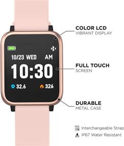img 3 attached to 🌟 Q7 Smartwatch Fitness Tracker: Interchangeable Straps, Heart Rate, Step Counter, Sleep Monitor – Water Resistant for Women and Men (44mm)