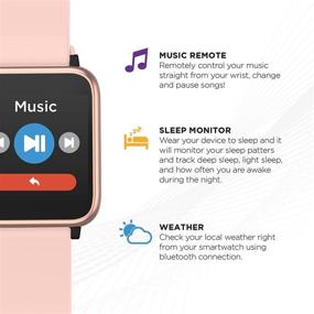 img 1 attached to 🌟 Q7 Smartwatch Fitness Tracker: Interchangeable Straps, Heart Rate, Step Counter, Sleep Monitor – Water Resistant for Women and Men (44mm)