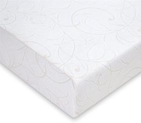 img 1 attached to 😴 Olee Sleep 7 Inch I-Gel Deluxe Comfort Memory Foam Mattress - Full Size, Beige & White, CertiPUR-US Certified - Multi-Layered Foam for Optimal Support, Comfort, and Pressure Relief (07FM01F)