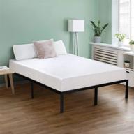 😴 olee sleep 7 inch i-gel deluxe comfort memory foam mattress - full size, beige & white, certipur-us certified - multi-layered foam for optimal support, comfort, and pressure relief (07fm01f) логотип