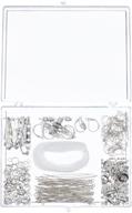 📦 nickel-free silver findings starter kit - darice 1972-08, clear box packaging logo